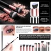 47 Brochas Maquillaje Profesional Y Herramientas Cosméticas