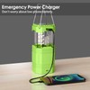 Solar Camping Lantern, Ultra Bright Collapsible Hand Crank LED Flashlight,