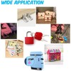 MEISO 3 Pcs Mini Security Padlock with Key, Suitcase Locks