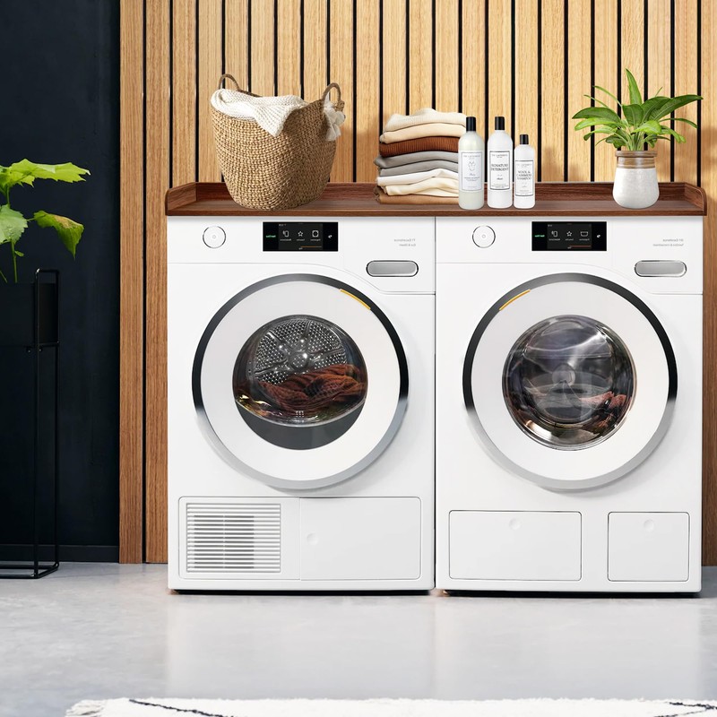 Royxen Laundry Countertop Solid Wood, Countertop for All Front-Loaded Washing