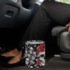 DELORIGIN Skull Roses Butterflies Car Trash Can Waterproof Car Garbage