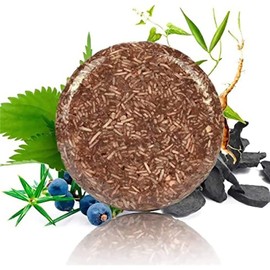 Hair Darkening Shampoo Bar,Hair Beard Darkening Shampoo Bar Beard Wash Bar Hair with Natural Plant Essential Oil for Repair Hair Brown Large