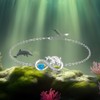 Fenthring Dolphin Anklet Dolphin Ankle Bracelets for Women Summer Beach