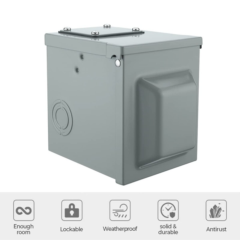 Miady 50 Amp 6-50R Power Outlet Box 250 Volt, Enclosed