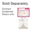 Guidelines4Quilting Guidelines Ruler - 6-in x12-in, Non-Slip, Unbreakable Quilting Ruler