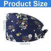Surgical Cap Adjustable with Button Work Cap Cotton Print Sick