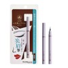 Kurebamboo Makeup Pen for Eyebrow Bristle Brushes Extra Fine Eyebrow