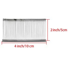 Tagging Fasteners Ruiwaer 5000pcs 2-inch Standard Label Gun Fasteners Clothing Label Barb Accessories Black Standard Price Tag
