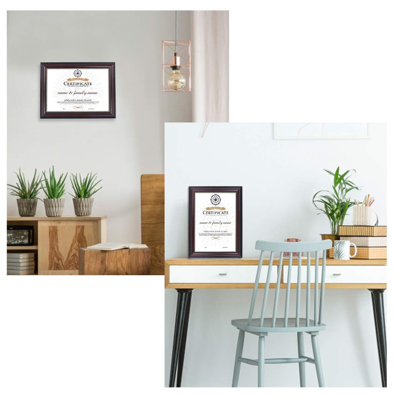 GraduationMall A4 Certificate Frame Diploma Frames Document Picture Holder Glass