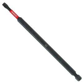 Diablo #2 Square Drive Bit with MaxTorque Zone for Durability and Impact Resistance - Optimized Tip, Laser Engraved Bit Type - 1/4" Hex, 6" Length - DSQ26P1