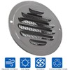 MARRTEUM Stainless Steel Air Vents, 3 Inch Louver Grille Cover