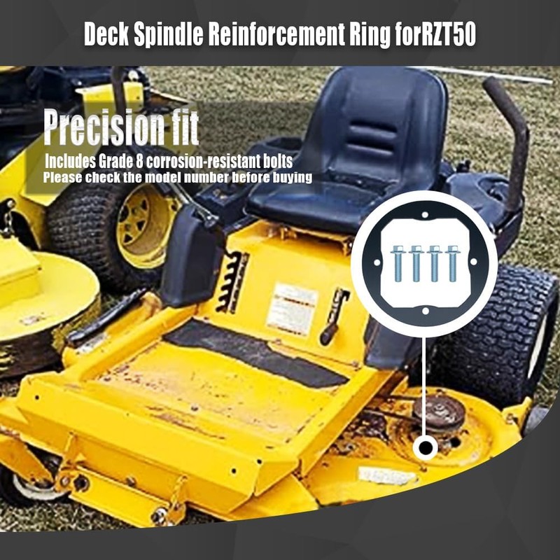 HTYPX Cub Cadet Deck Spindle Reinforcement Ring with Bolt