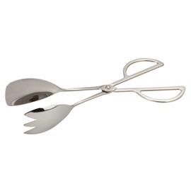 Leeber 73014 Elegance Stainless Steel Scissor Salad Tongs44; 10 in.