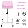 FLOLXNB Pedicure Manicure Footrest, Foot Massage Manicure Nail Beauty Stool