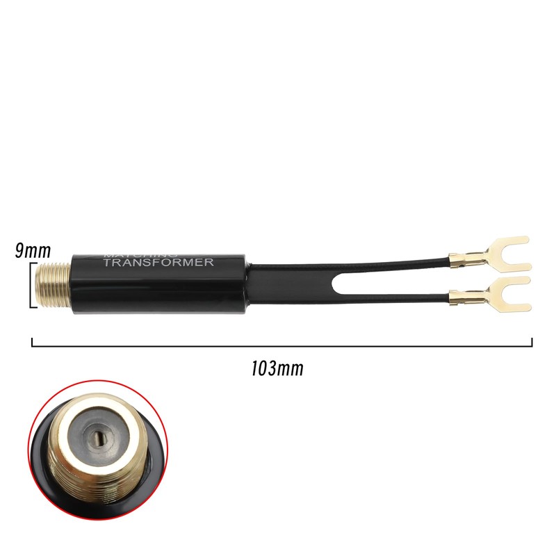 ECSiNG 5pcs Matching Transformer UHF VHF FM Matching Transformer Male