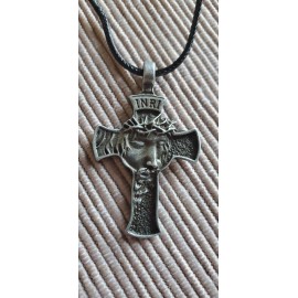 Unbranded Jesus Thorn Crown Cross Necklace