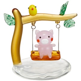 Cute Pig Handmade Glass Crafted