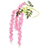 SZJH 12pcs 3.6 Feet/Piece Artificial Fake Wisteria Vine Ratta Hanging