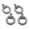 4pcs of M6 Eye bolt stainless steel 316 A4 marine
