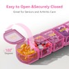 Large Pill Organizer Weekly - Supplement Organizer with Easy-Open Design