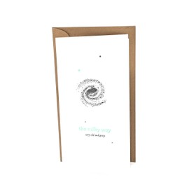 Lark Press Milky Way Blank Card, 3.2 x 6.1 Inches (1)