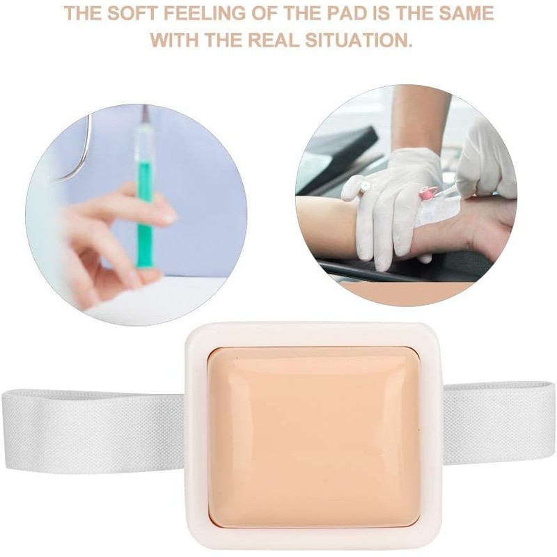 Injection Training Pad, Simulation Human Skin Injection Model, Intramuscular Injection