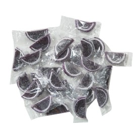 Boston Fruit Slice Individually Wrapped Gourmet Gummy Candy 1lb Box (Grape)