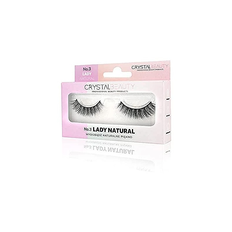 Crystal Beauty Lady Natural Eyelashes on a Strip