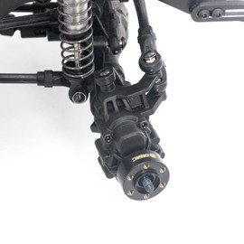 OGRC 1.9" Wheel Adapter 12mm Hex Hub Widen 6mm 9mm 15mm 22mm Brass Weights for SCX10 TRX4 GEN7 GEN8 1/10 RC Crawler (9mm)