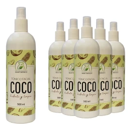 Productos Mart Mexico Tónico Facial Hidratante De Coco (500ml) 6 Pack