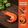 Artificial Shrimp Model 9 Pieces Red PVC 2.95 X 1.77