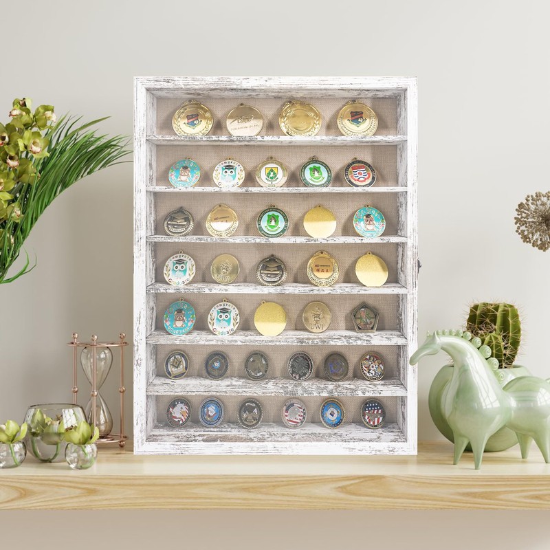Hodeframe Shadow Boxes Display Cases 16x20 with Removable Shelves, 2.2