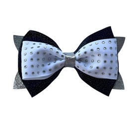 "Handmade" NEW "Rhinestone White/Black/Si