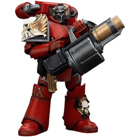 JOYTOY Warhammer 40k Blood Angels, 1/18 Blood Angels Angel's Tears Squad Arch-Erelim with Angel's Tears Grenade Launcher Action Figure Collect Model
