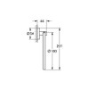 GROHE 40365DC1 Essentials Towel Ring, Super Steel