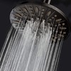 AquaDance OIL RUBBED BRONZE High Pressure 6-Setting 7" Rain Shower