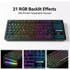 AUSDOM H87 Wireless Mechanical Gaming Keyboard: 10000mAh Battery Tri-Mode 2.4G/BT5.3/USB-C