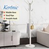 Kertnic Modern Coat Rack Freestanding with Natural Marble Base &