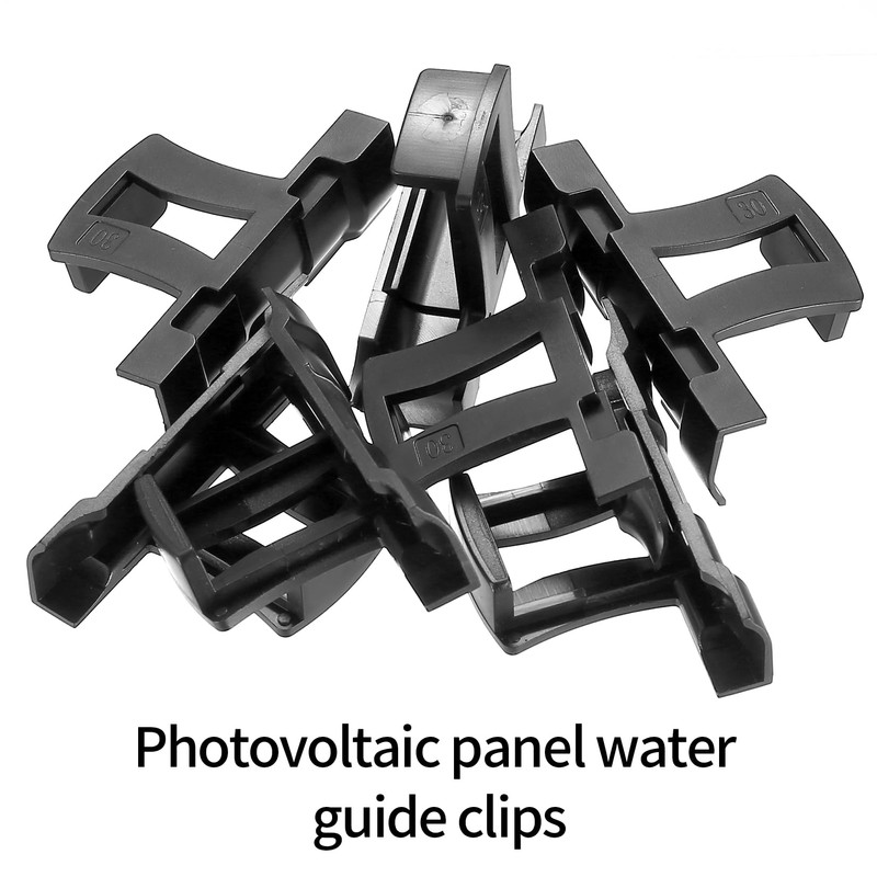 Pack of 24 Solar Panel Water Drain Clips, 30 mm