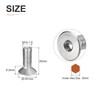 DTGN M10-1.5 x 30mm Flat Head Socket Cap Screws, 10