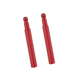 REPAIROCK 50mm Aluminum Alloy Bike French Type Valve Extender Extension Red 2pcs Auto Replacement Parts
