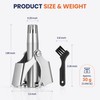 Manual Nose & Ear Hair Trimmer for Grooming – Stainless