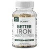 Organics Ocean Better Iron Supplement with Vitamin C - Plant-Based