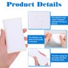 Gandeer 12 Pcs Interior Scrubbing Sponge for Leather Plastic Car