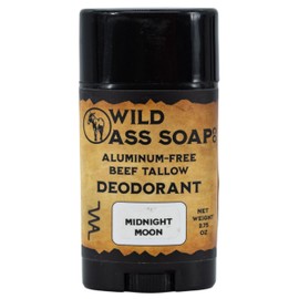 Aluminum-Free Midnight Moon Beef Tallow Deodorant | Pack of 2 | 2.75 oz | Wild Ass Soap