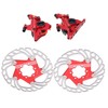 4pcs Disc Brake Kit Aluminium Alloy Disc Brake Calipers Rotor