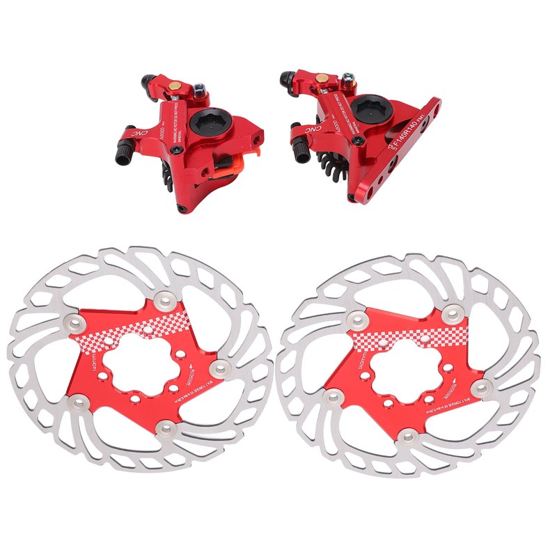 4pcs Disc Brake Kit Aluminium Alloy Disc Brake Calipers Rotor