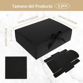 Paquete de 5 Cajas de Regalo para San Valentín, Cajas de Regalo de Papel Elegantes, Cajas para Regalos de Dulces y Sorpresas, Ideal para Pareja, Novia, Esposa y Detalles Románticos