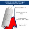 TECHZOCO Starting Capacitor Electric Motor, Capacitor for Swimming Pool Pump,