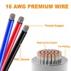 Twippo 10 Kits 16 AWG 2 Pin Connector Waterproof Wire